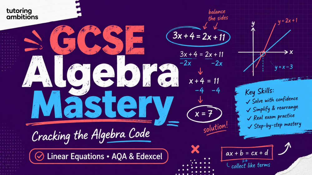 GCSE Algebra Mastery: Cracking the Algebra Code